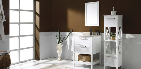 怎样选购实木浴室柜？